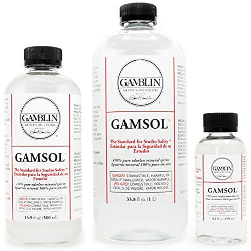 Gamsol Odorless Mineral Spirits Bottle 4.2Oz , New