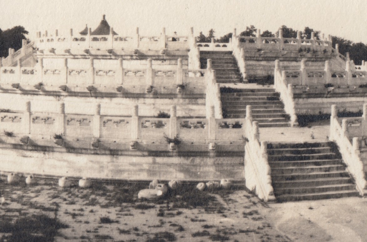 “ALTAR of HEAVEN” BLOODY SACRIFICIAL BEJING TEMPLE ~ 1910s VINTAGE CHINA PHOTO