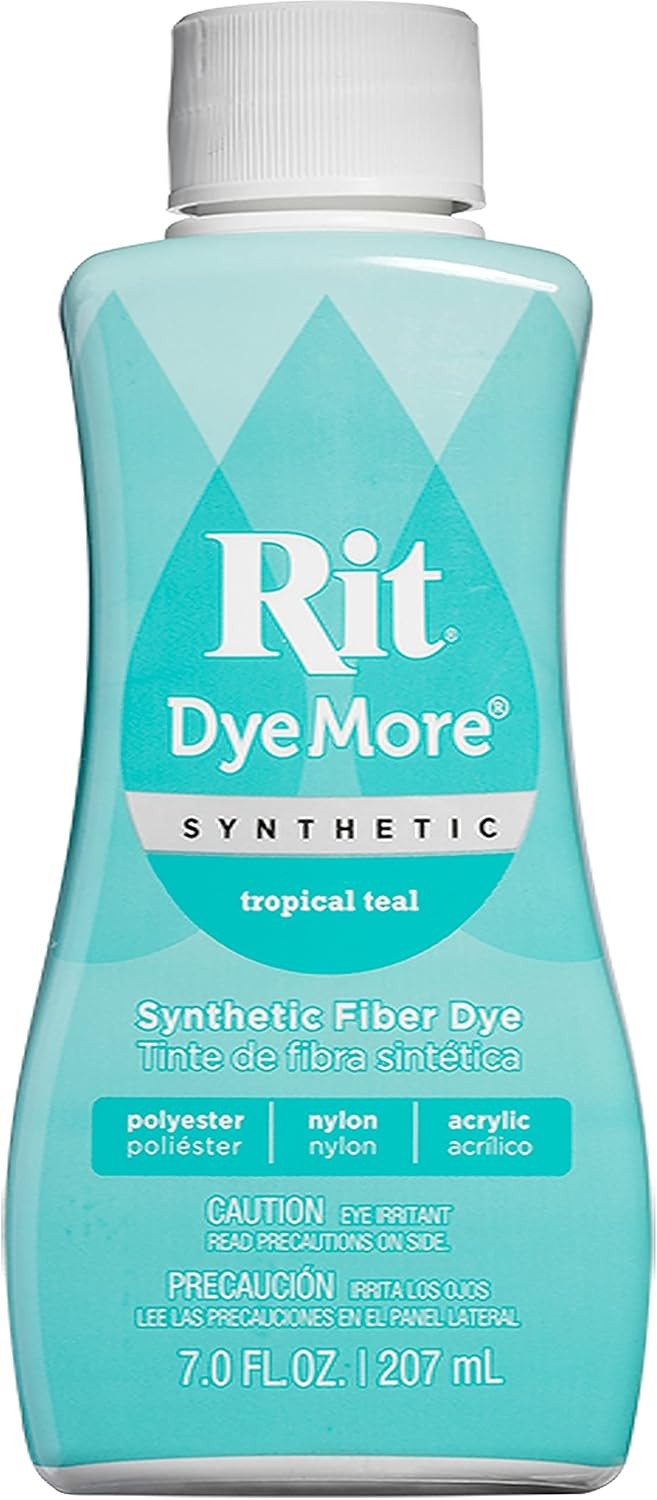 Rit DyeMore Liquid Dye Tropical Teal Fabric Dye for Synthetic Materials