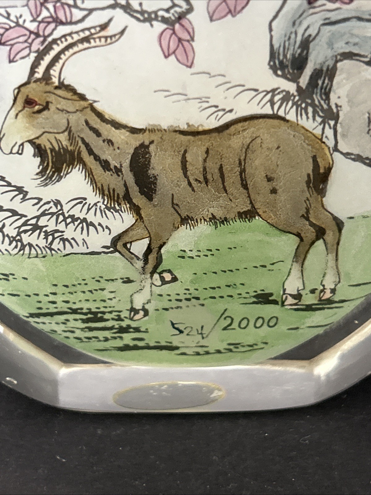 Yi Lin Retired Collector Snuff Bottles Limited Edition Goat and Snake
