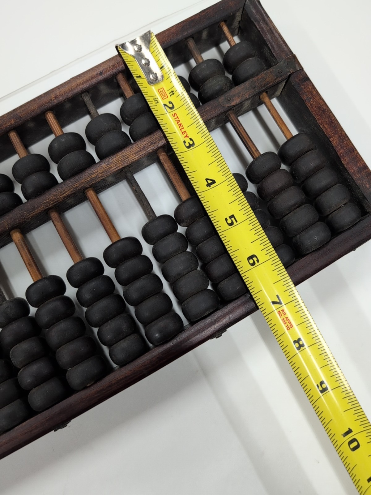 Vintage Antique Chinese Abacus, Made Of Solid Hardwood