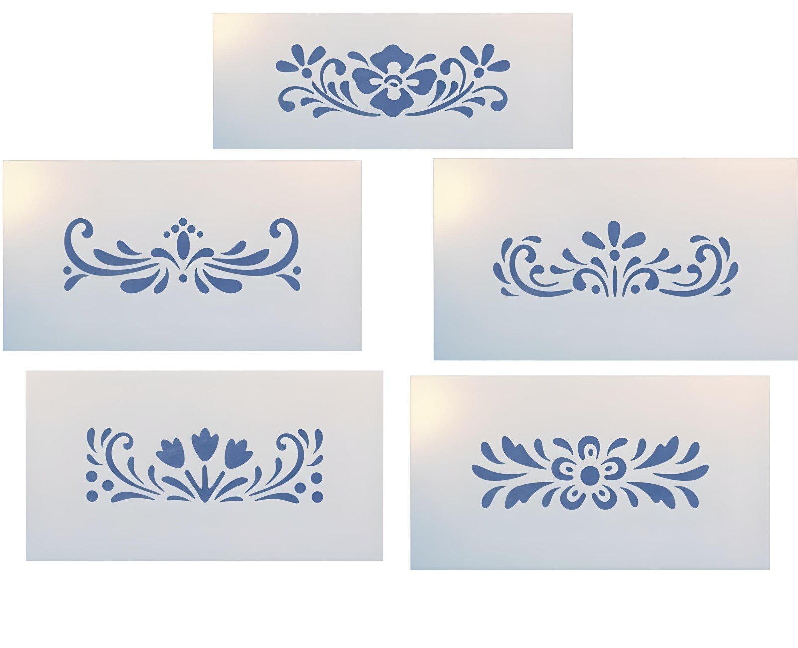Rosemaling Pattern 24, 26, 27, 29, 30 Stencils – SET OF 5 – The Artful Stencil