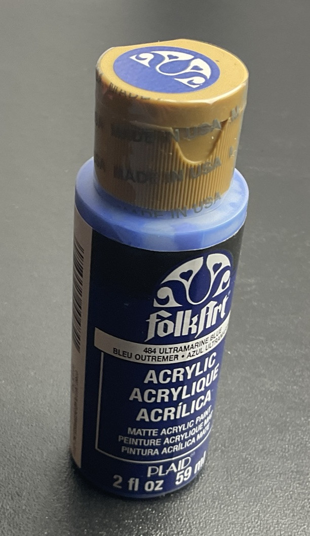 FolkArt Acrylic Paint Matte Crafts Ultramarine Blue