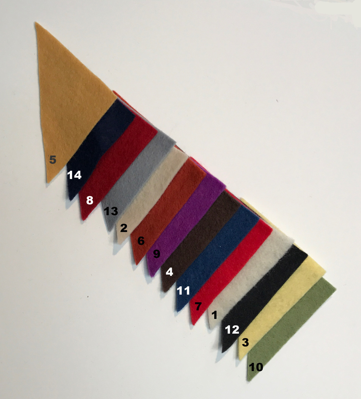 1/4 Yard 100% Virgin Merino Wool Felt 36” Cut to order Many color choices