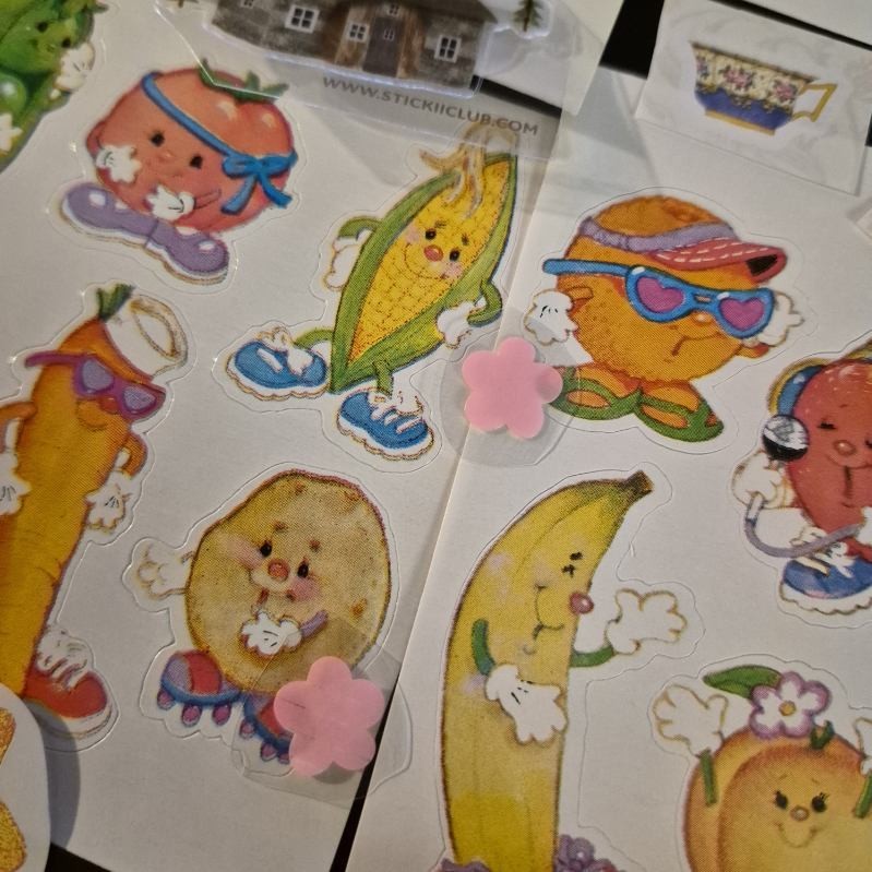 Vintage Modern Sticker Grab Bag Mystery Sandylion Stickii Club Pipsticks