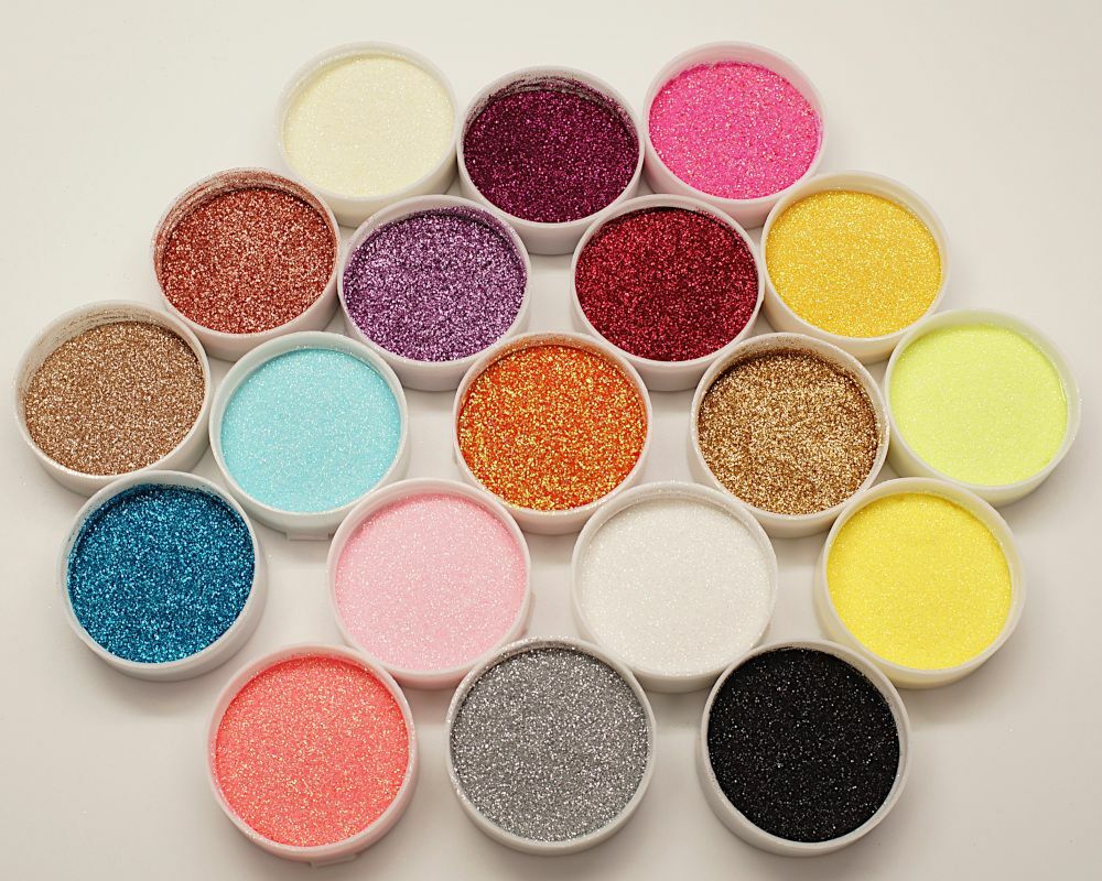 GLITTER 30+ Colors FREE SHIP Ultra Fine Polyester Craft 16oz (1lb.) BULK Bottle
