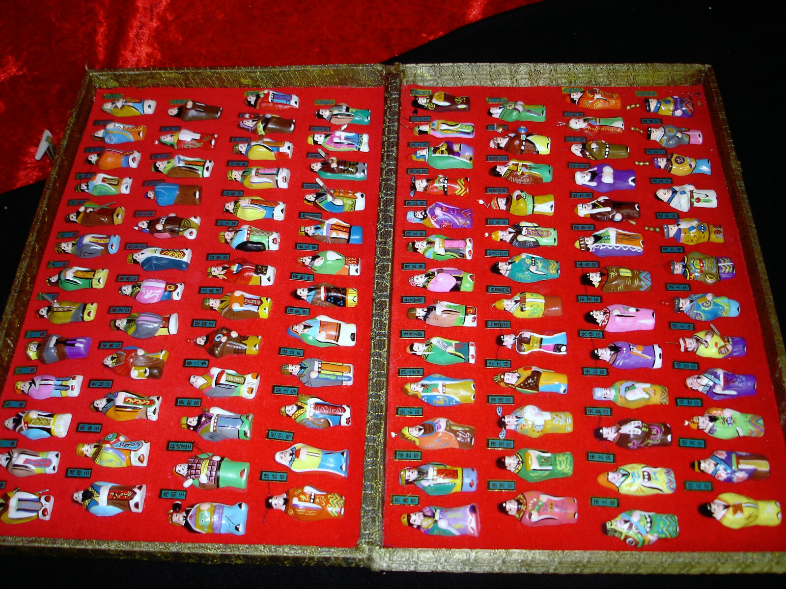 Set of 96 Chinese Emperors in 14″ x 9 ” Display Box