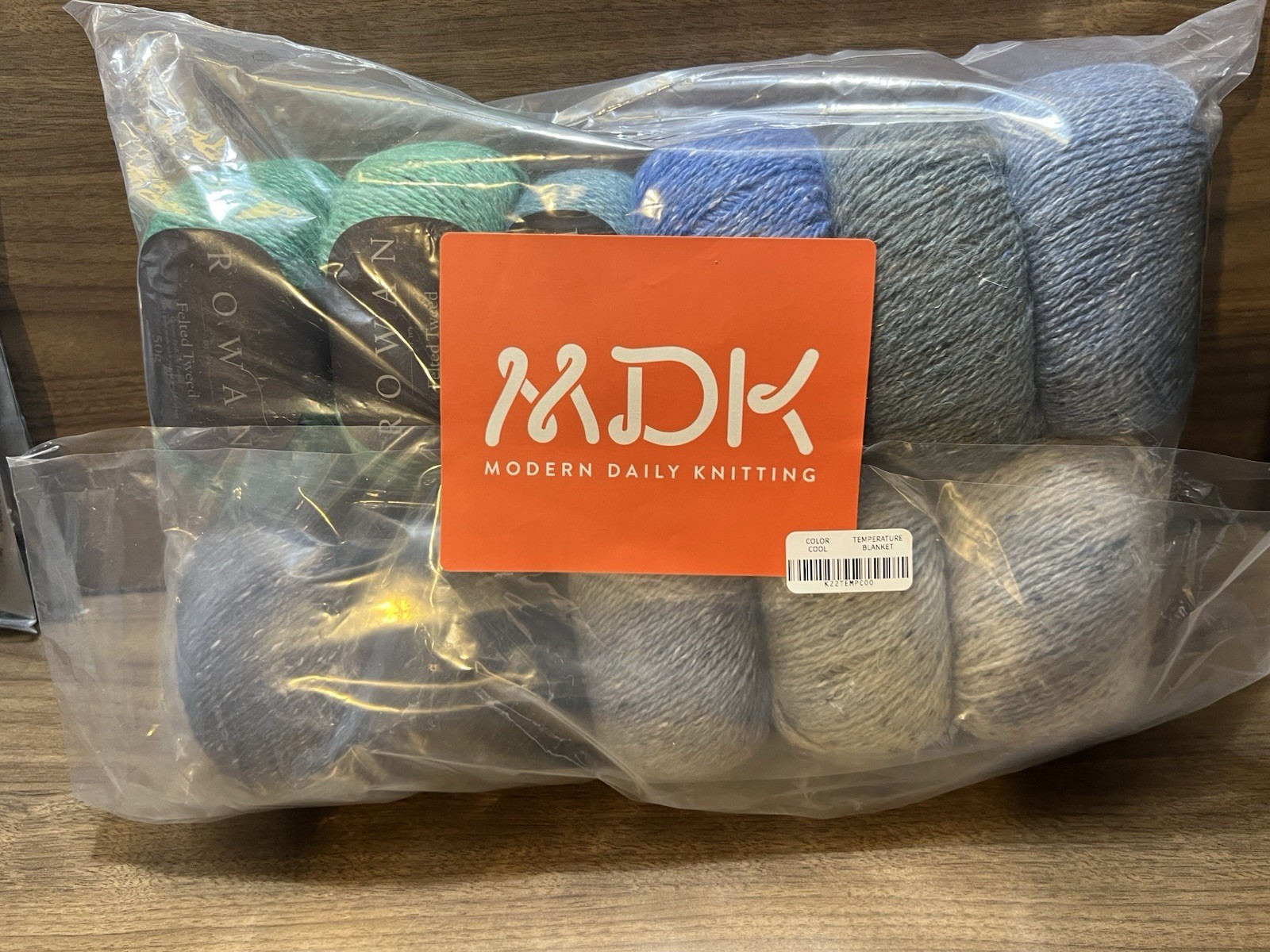 MDK Rowan Temperature Blanket Yarn Set Alpaca Viscose Wool 50gr 191yds ea.Set-11
