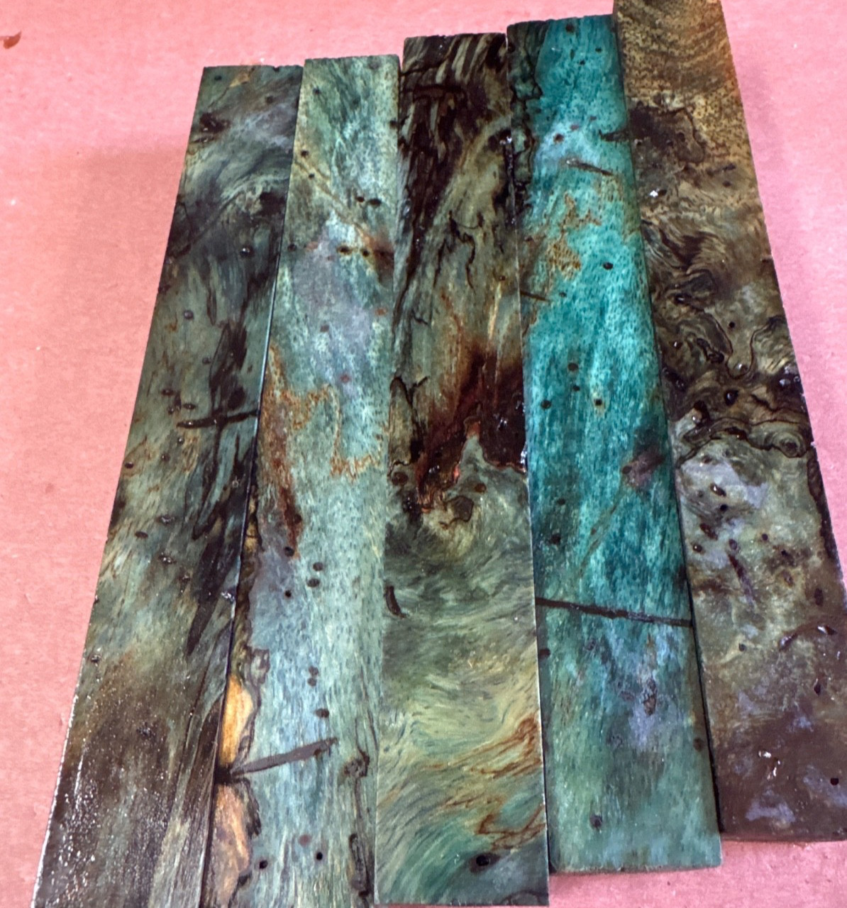 STABILIZED HYBRID MANGO BURL, PENBLANKS TOOL HANDLES MB146