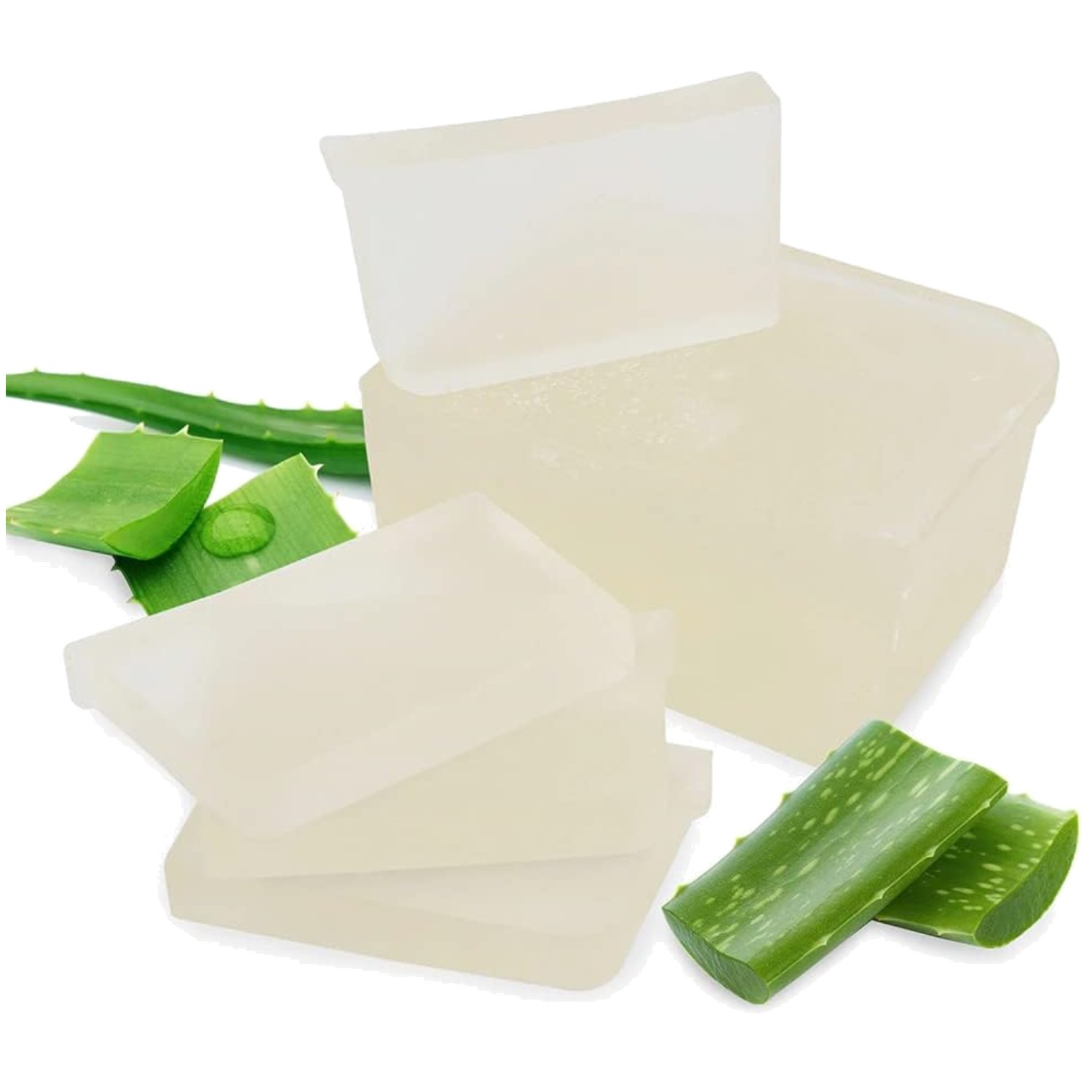 Aloe Soap Base – Moisturizing Glycerin Soap for Crafting
