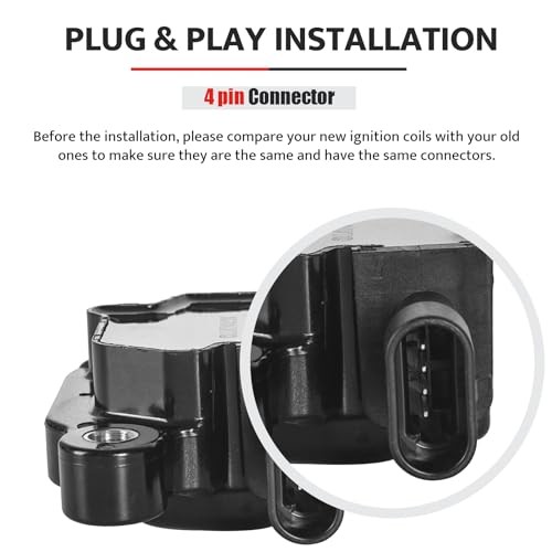 Square Ignition Coil Pack fit for 5.3 6.0 2007 2008 2009 2010 2011 2012 2013