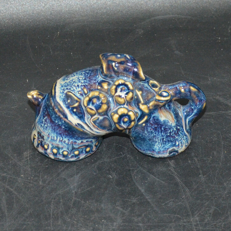 3.5″ Collect Chinese Accidental Colouring Porcelain Fancy Glaze Water Drop