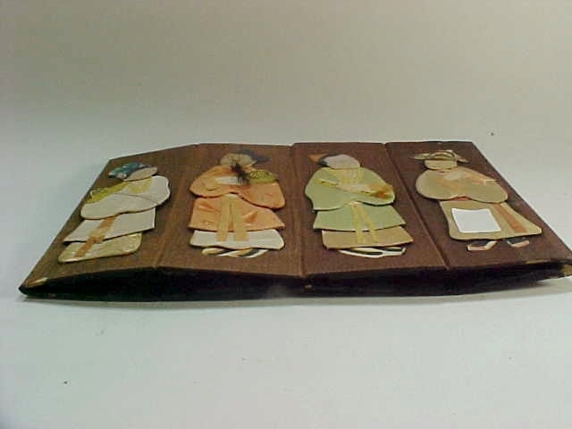 Chinese Hexagon Collapsible Box with the 8 Mythology Legendary Immortals