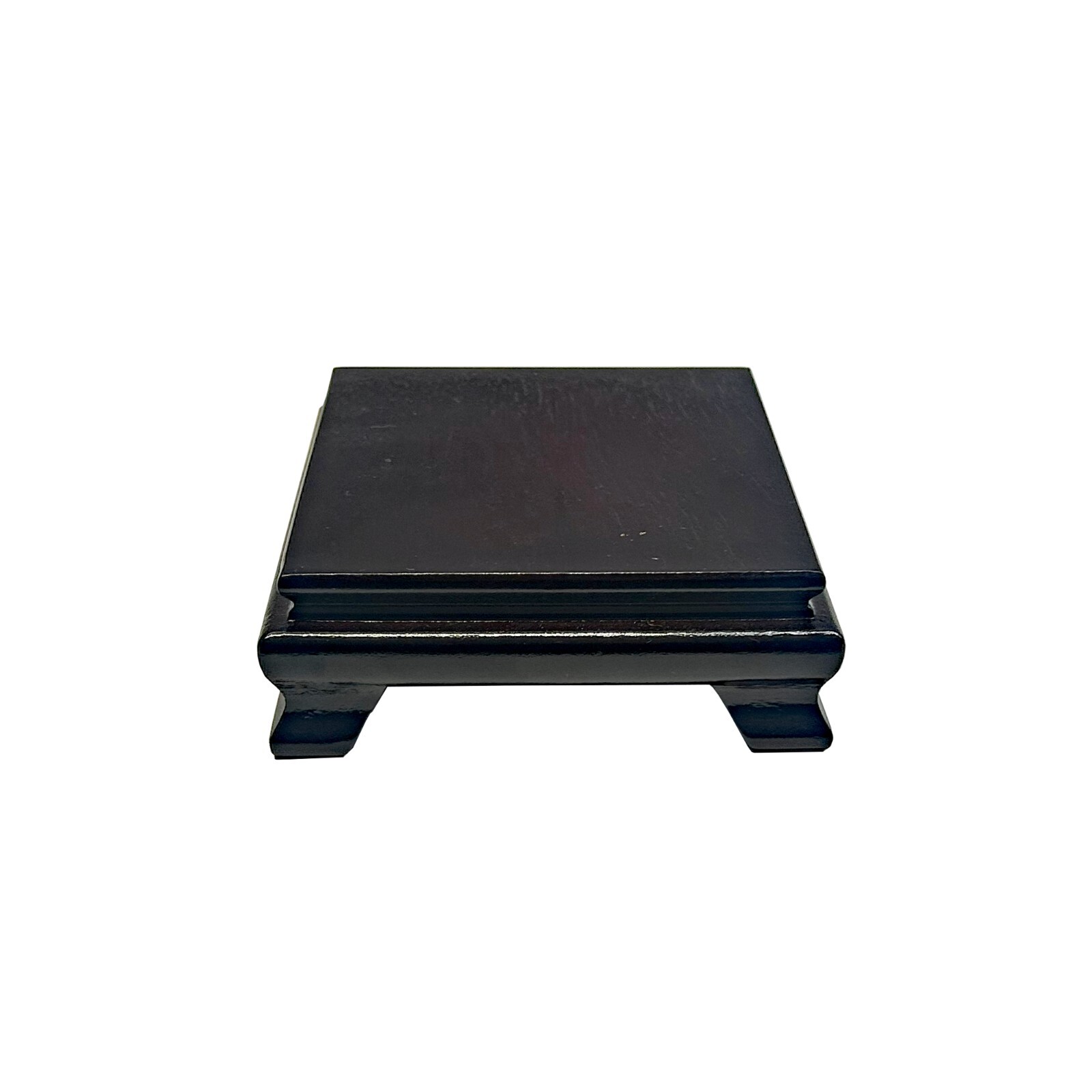 6″ Dark Brown Wood Square Shape Display Stand Riser Easel ws4141C