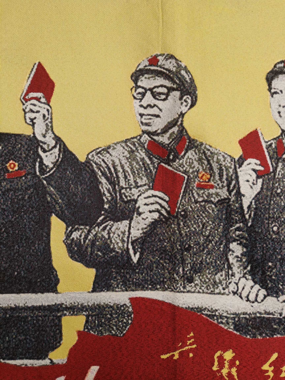 63″ China Cloth Silk Mao Zedong Chairman Mao Wall Hanging Tapestry Meditation 5