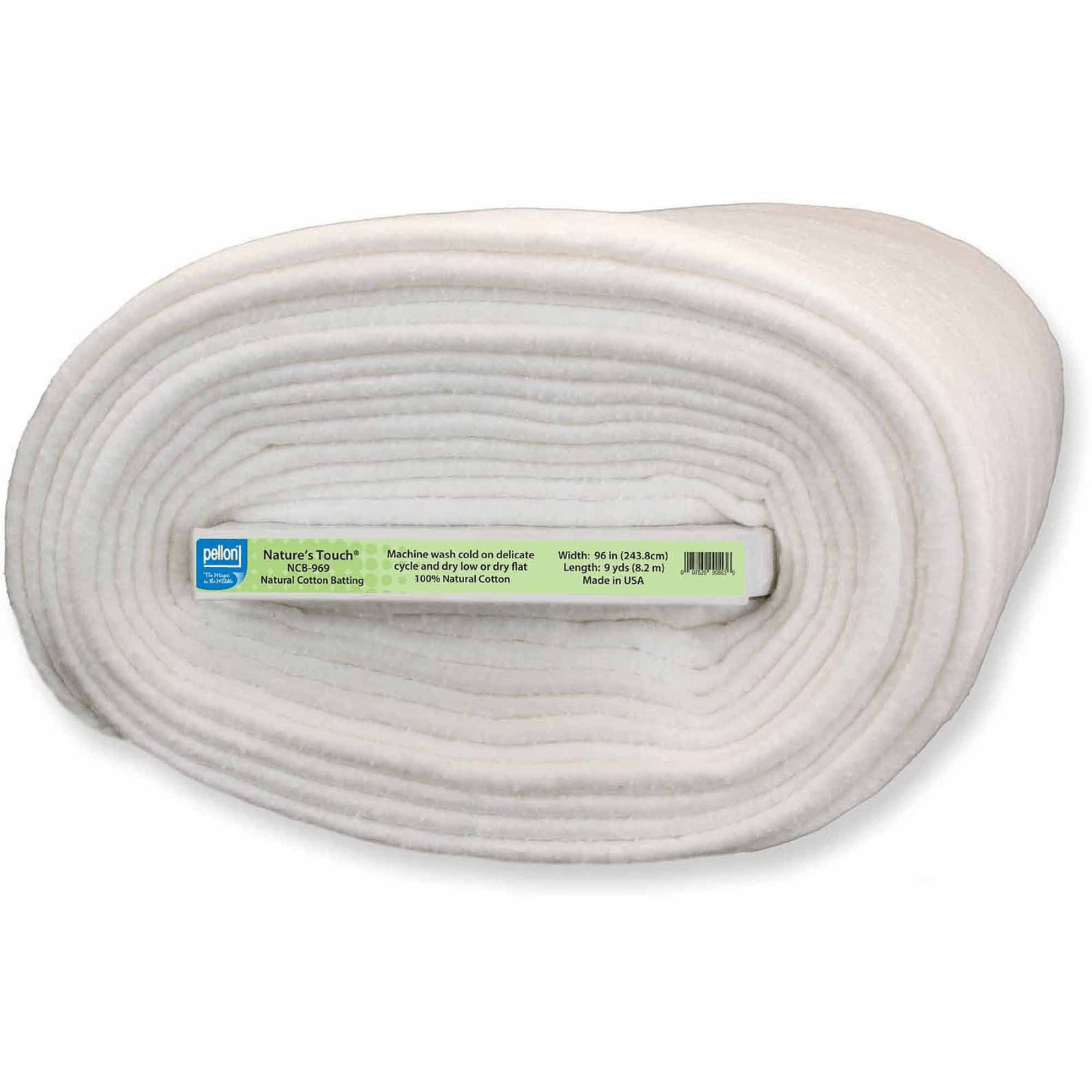 Pellon Natural Cotton Quilting Batting Off White 96 inch by 9 Yard Bolt