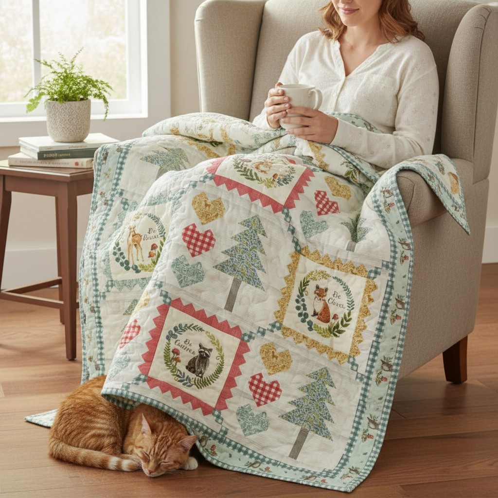 ‘Be You, Little One’ Quilt Pattern 46″x59″ – Barbara Cherniwchan – CHD-2114