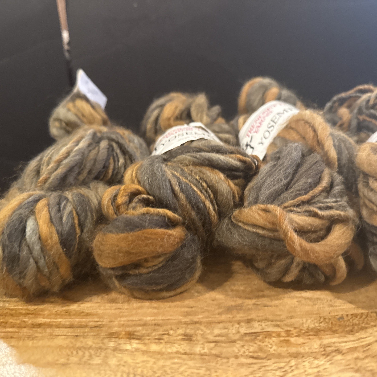 Trendsetter Yosemite Yarn Lot 7 Italian wool blend Brown Gray color 271