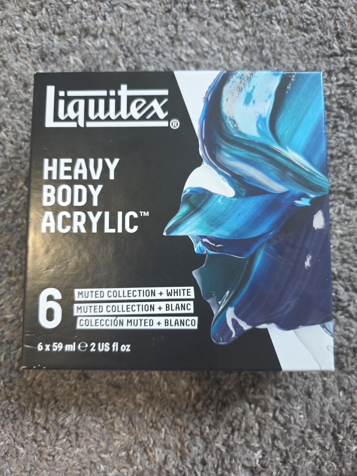 Liquitex Professional Heavy Body Acrylic Set 6x59ml Muted Collection + White
