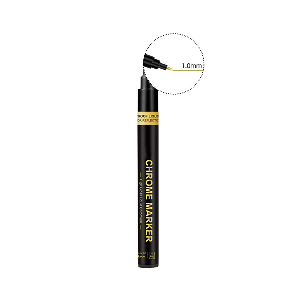 Metallic Liquid Chrome Mirror Marker Pens Waterproof Paint Pen Craftwork DIY Pen