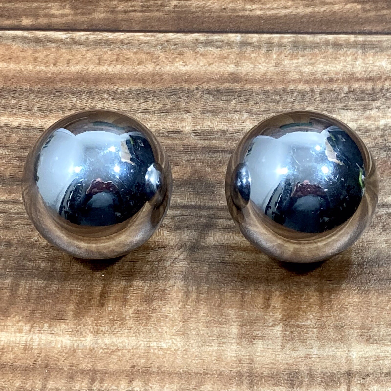 Shou Xing VTG Iron Ball Direction Chiming Meditation Balls in Original Case