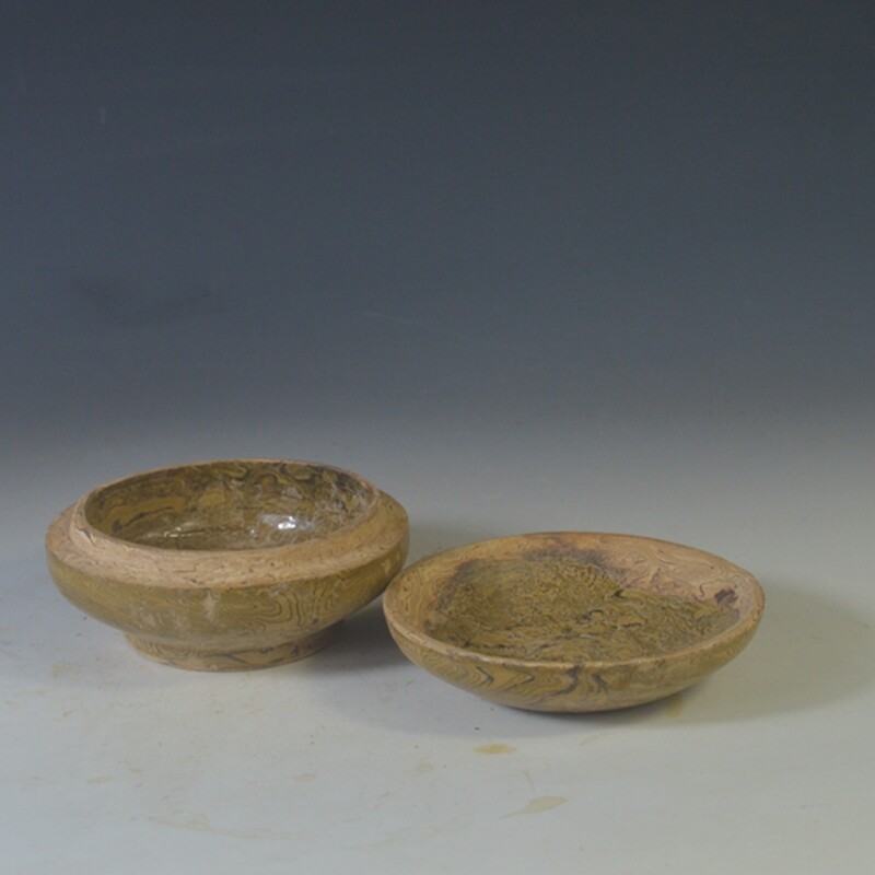 4.5″ China Dangyangyu Kilns Porcelain Twisted Glaze Inkpad Box