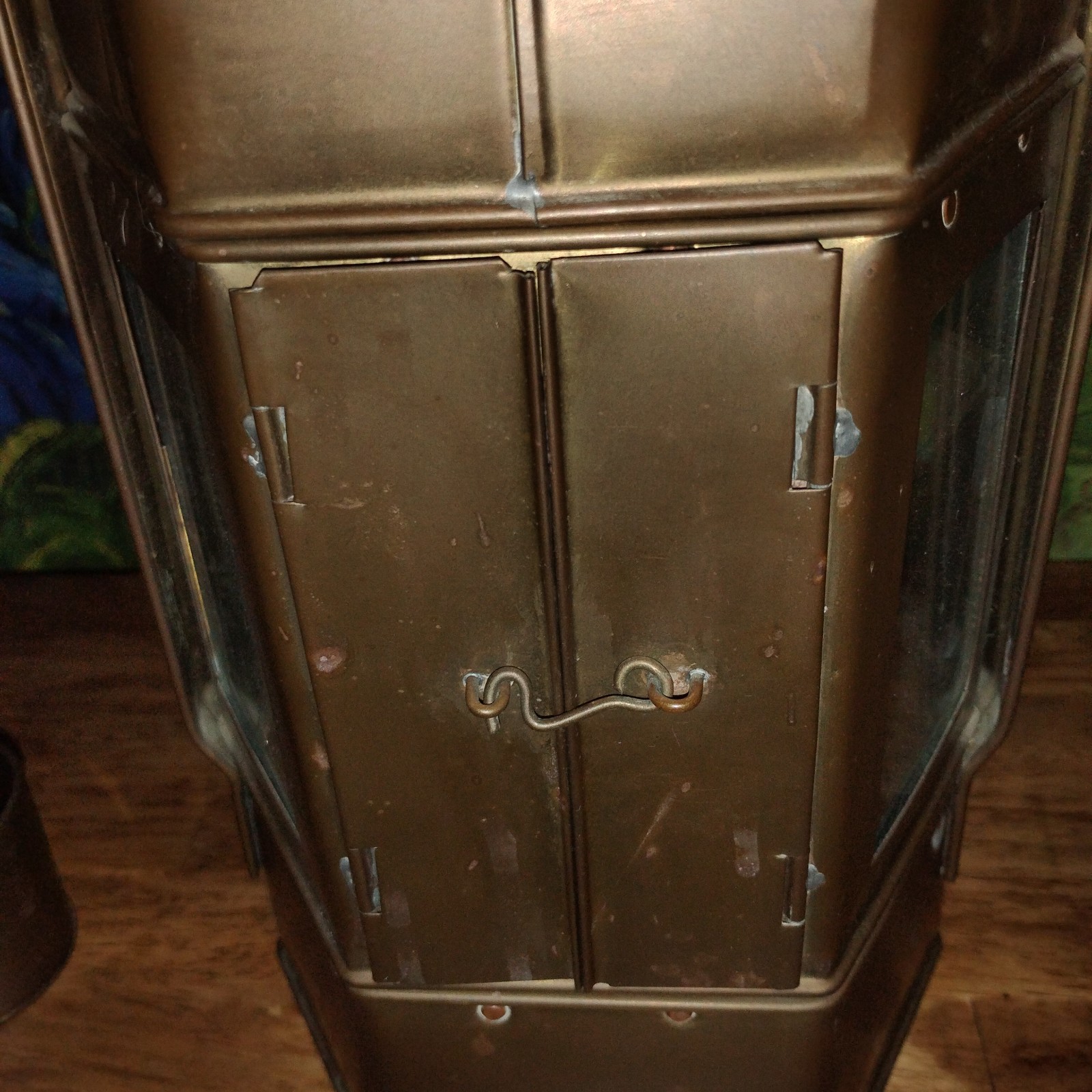 Antique Brass Chinese Noodle Cart with Accessories Street Food Vendor Stand
