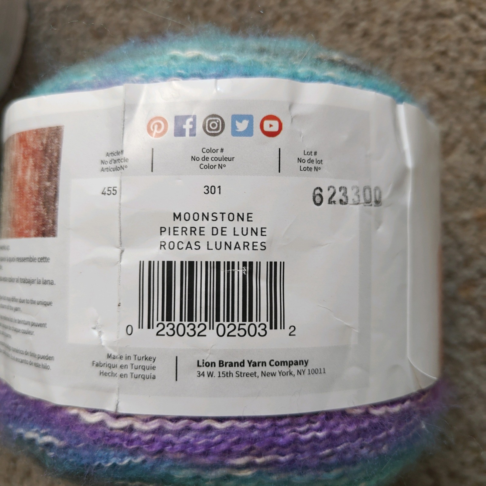 Lion Brand Ferris Wheel Yarn 7 UNITS Mixed Discontinued