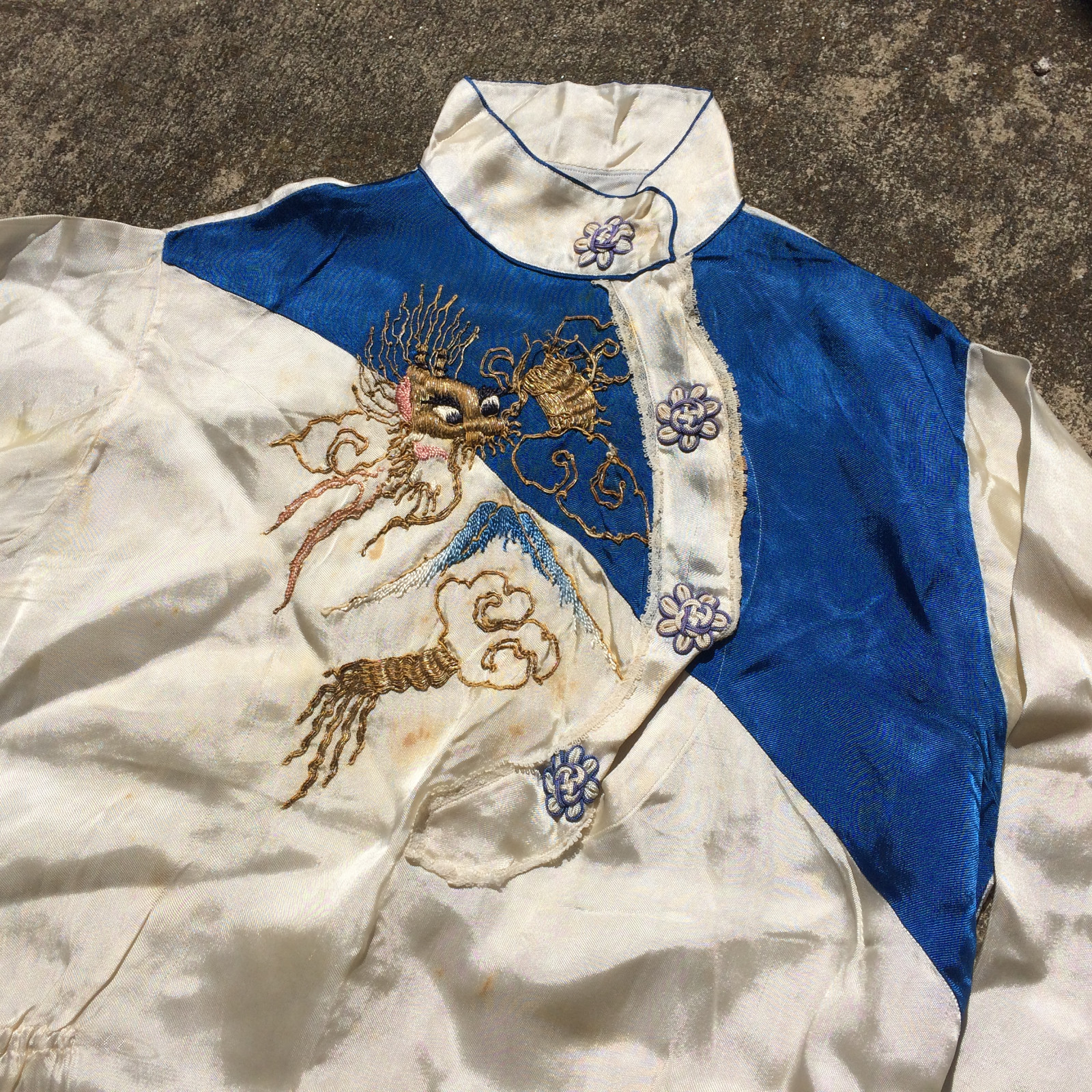 Antique Vintage WWII Korea Chinese Japanese Asian Oriental Gown Shirt Pants