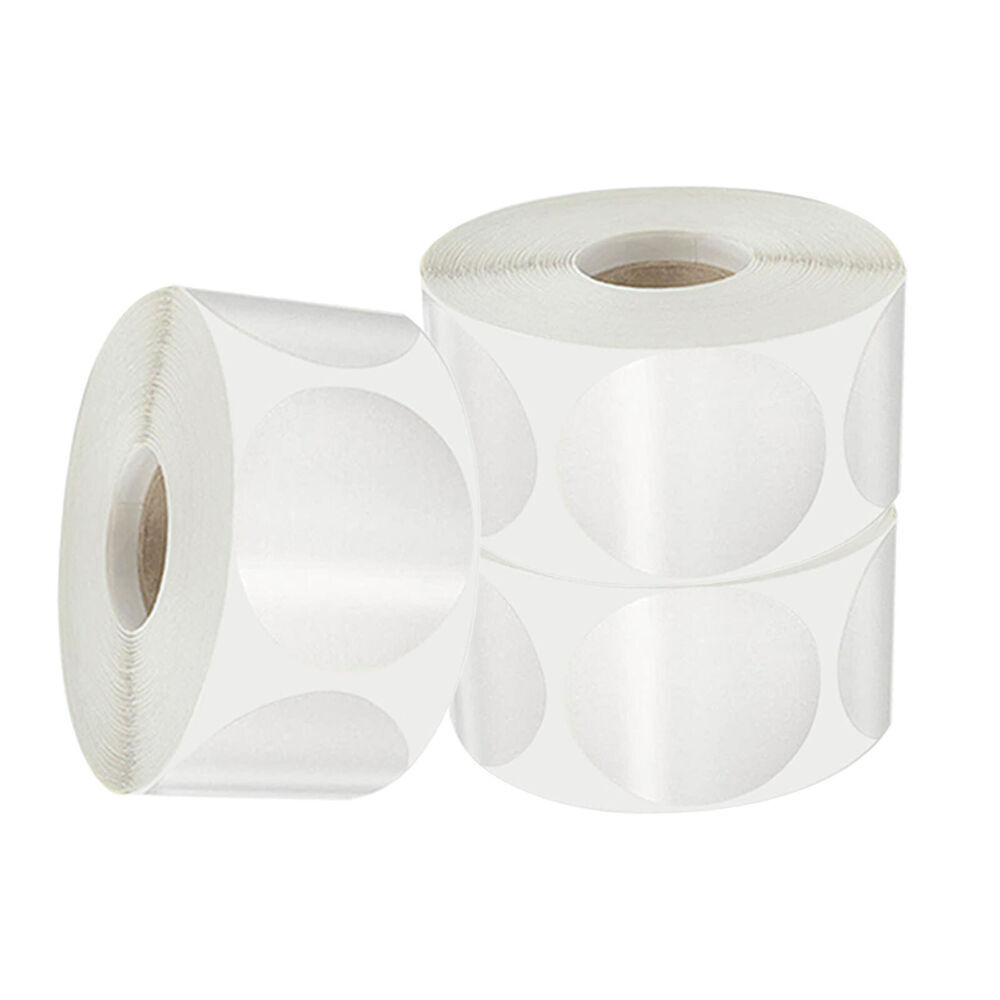 3000pcs Round Stickers Circle Transparent Sealing Seal Tape Supplies