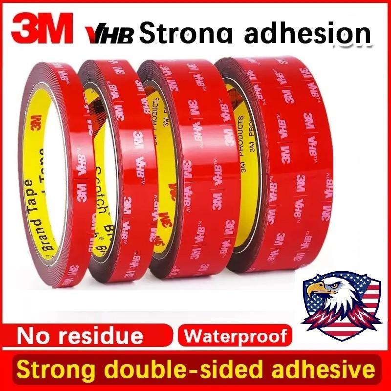 3M VHB Double Sided Tape Heavy Duty Mounting Tape for Car, Home and Office – USA