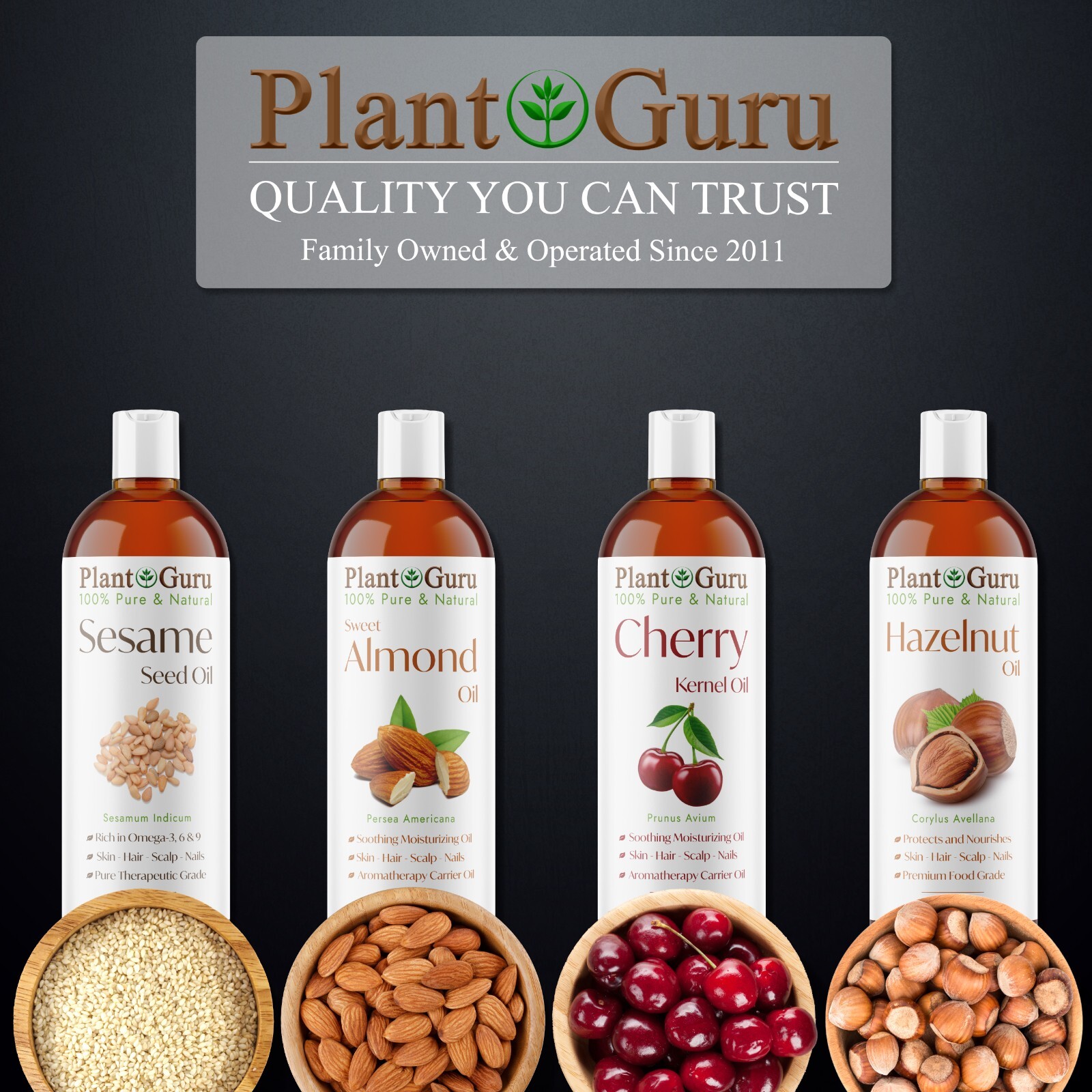 Sweet Almond Oil 8 oz 100% Pure Natural Carrier For Skin, Face, Hair and Massage