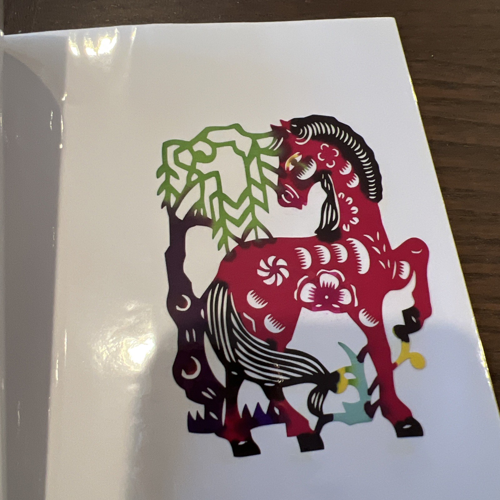 12 Pcs Vintage Chinese Paper Cutting Book 12 Chinese Zodiac Animals Multi-Color