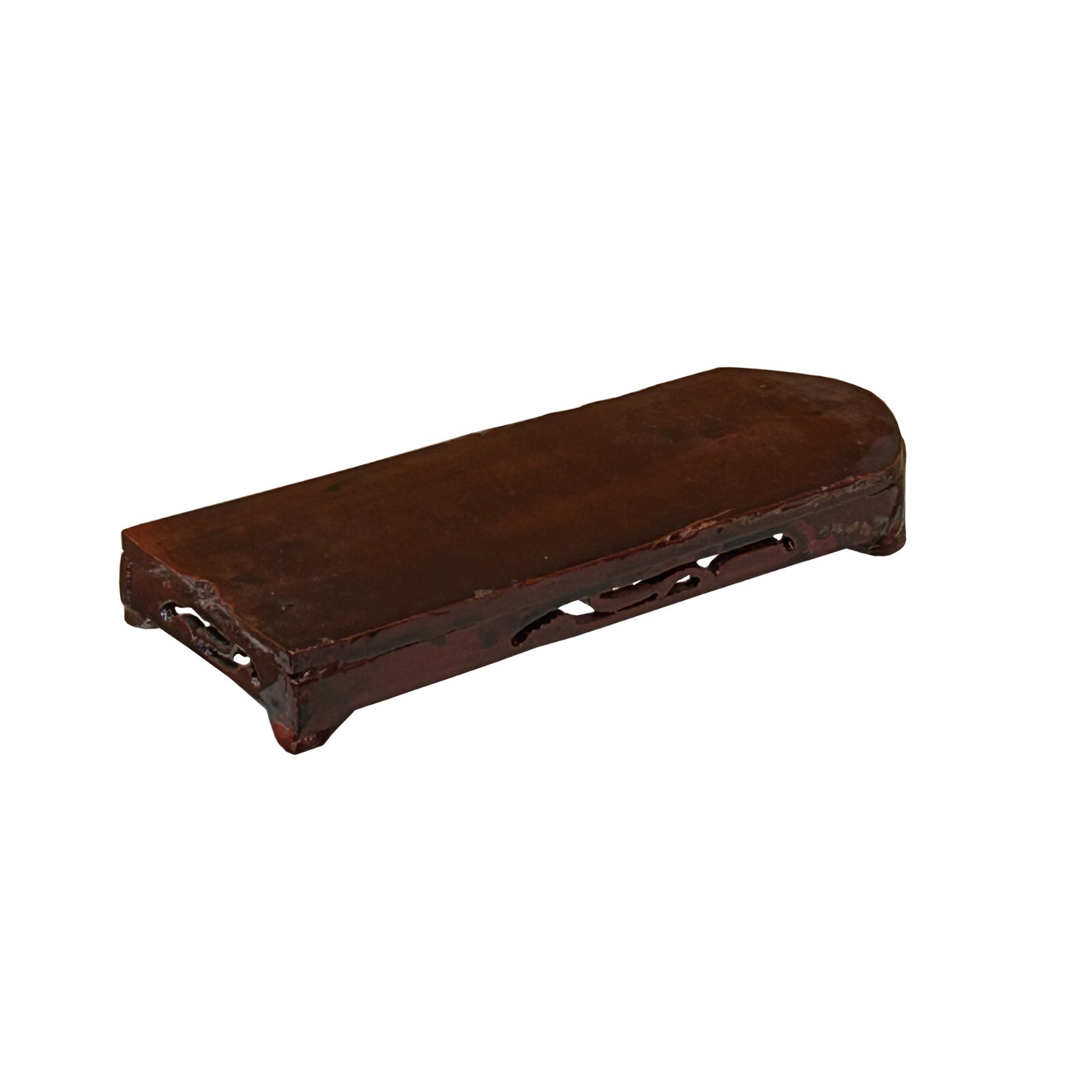 6.5″ Medium Brown Wood Rectangular Shape Display Stand Riser Easel ws4110