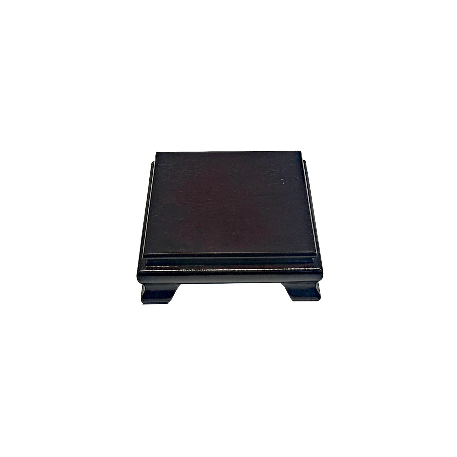 6″ Dark Brown Wood Square Shape Display Stand Riser Easel ws4141C