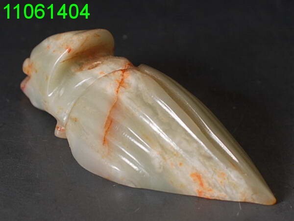 ELEGANT Chinese jade culture BIRD PiXie Pendant!
