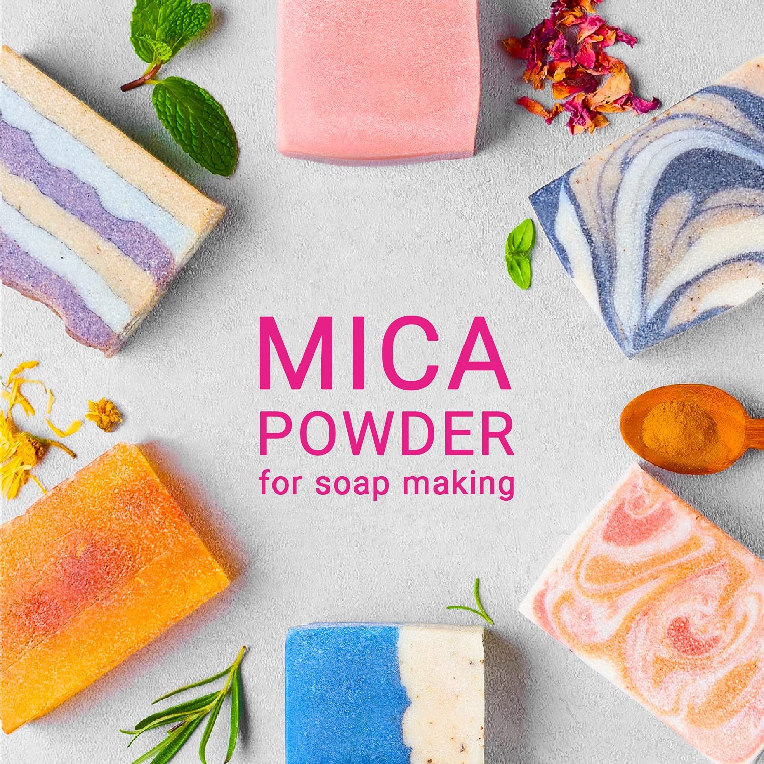 Mica Powder for Resin Coloring 24 Colors Set Pigment Powder for Nails – Cosm…