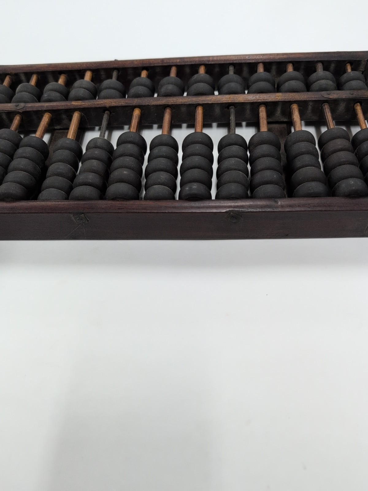 Vintage Antique Chinese Abacus, Made Of Solid Hardwood