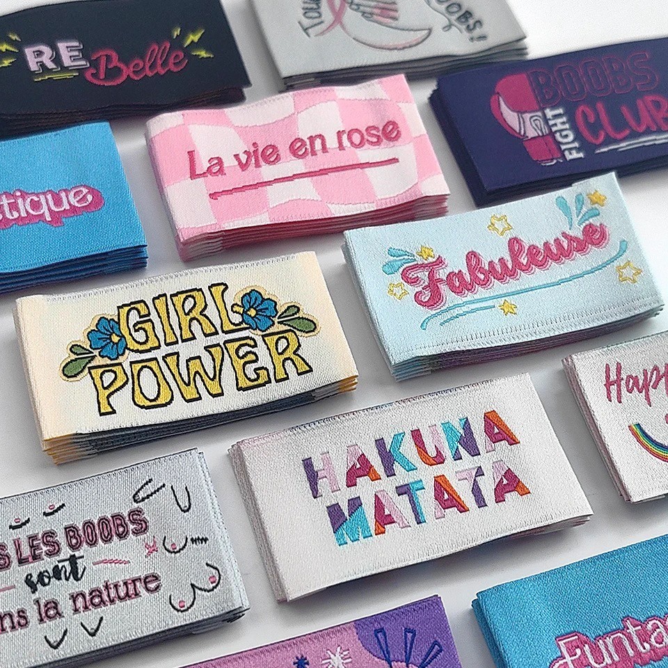 Custom Woven Labels 1,000 Pieces Clothing Labels Sew In LabelsPrivate Logo lable