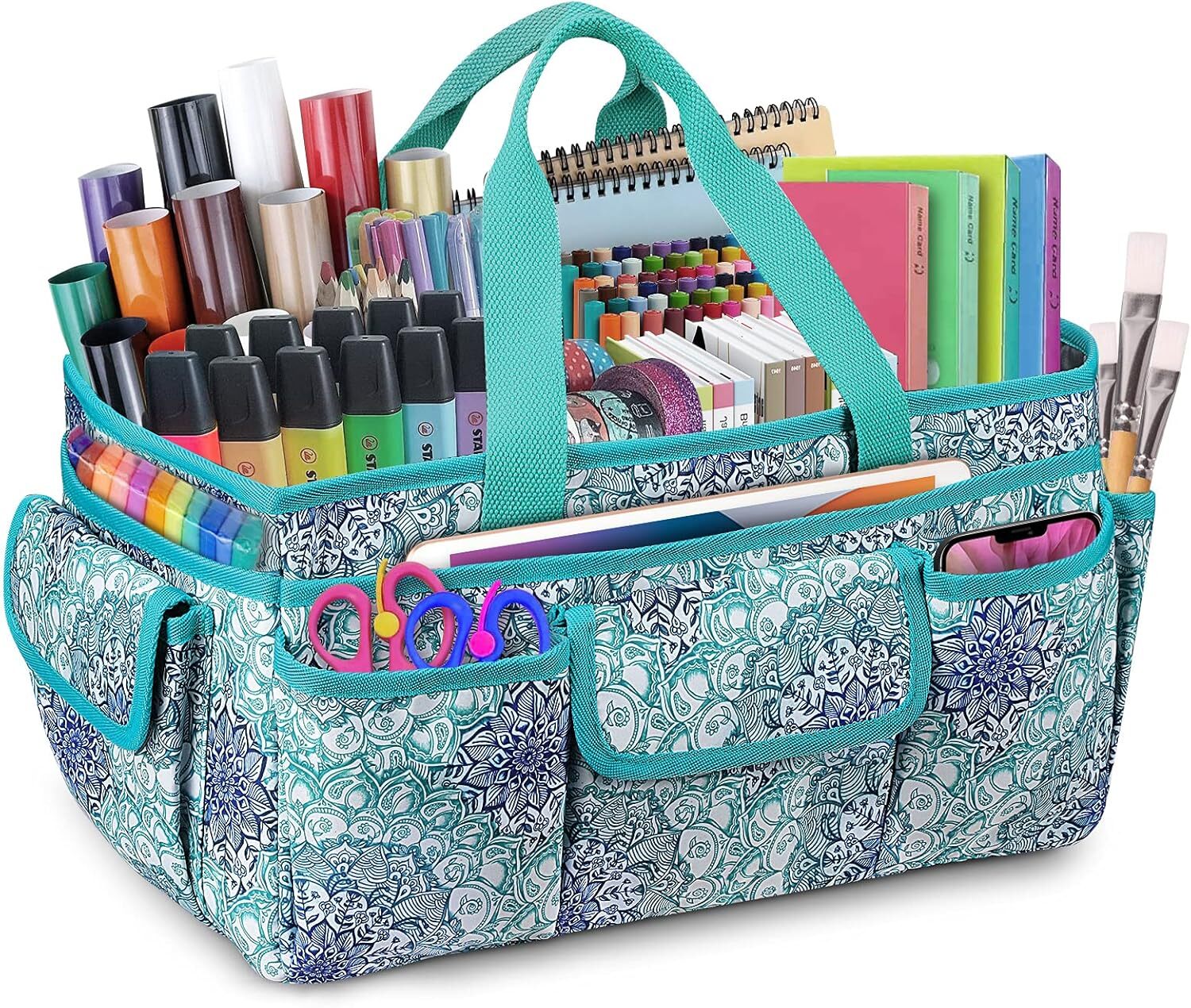 Multi-functional Craft Storage Tote Bag Scrapbooking Carrying Case Storage Caddy