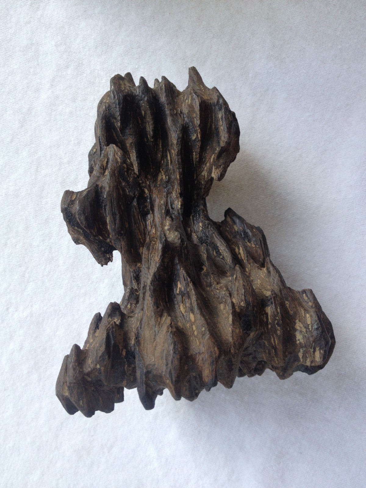 Superb rare Asian Oriental Chinese Old Kinam Chenxiang Agarwood incense figure