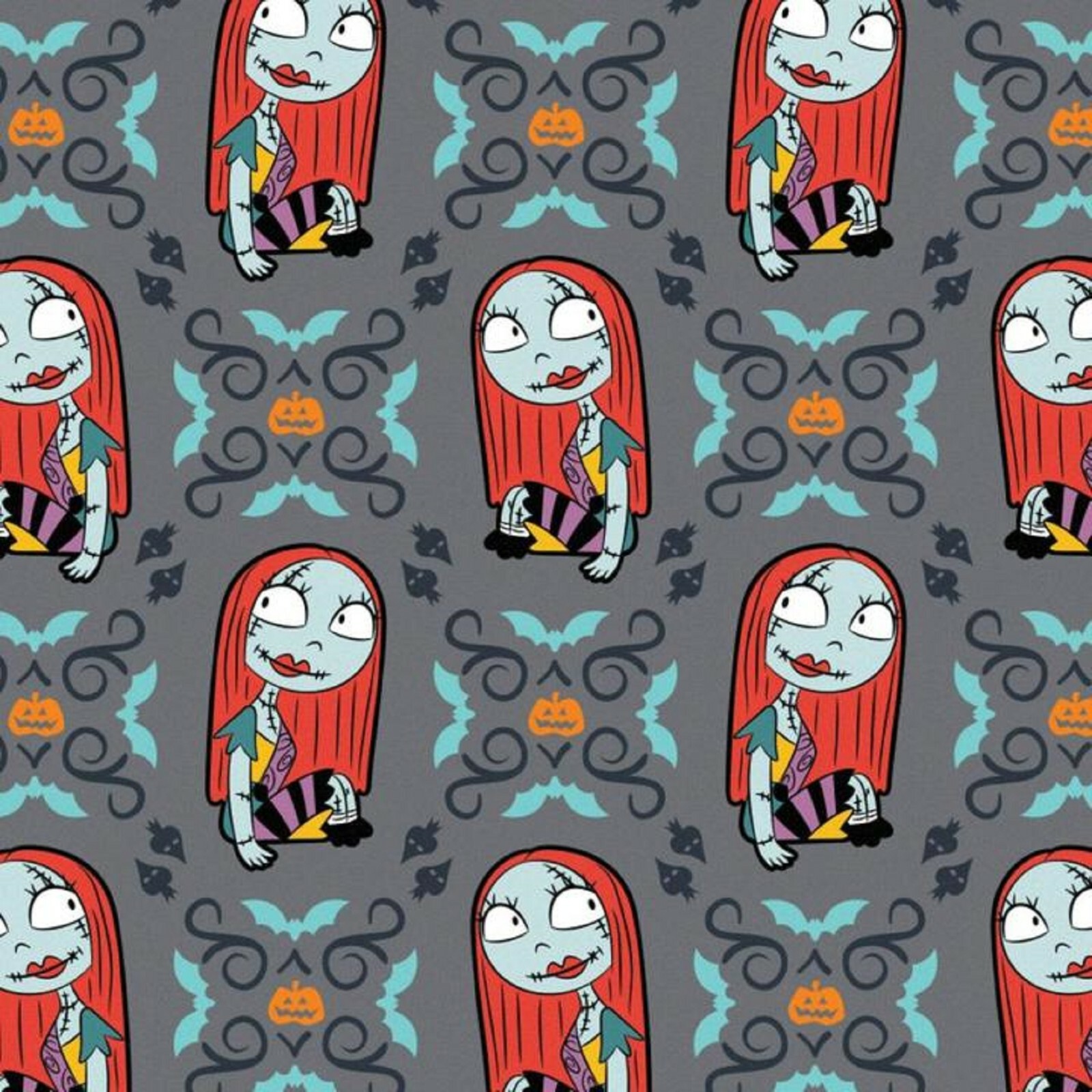 Master of Fright: Sally Scream Queen in Gray- Camelot Sold by the Yard