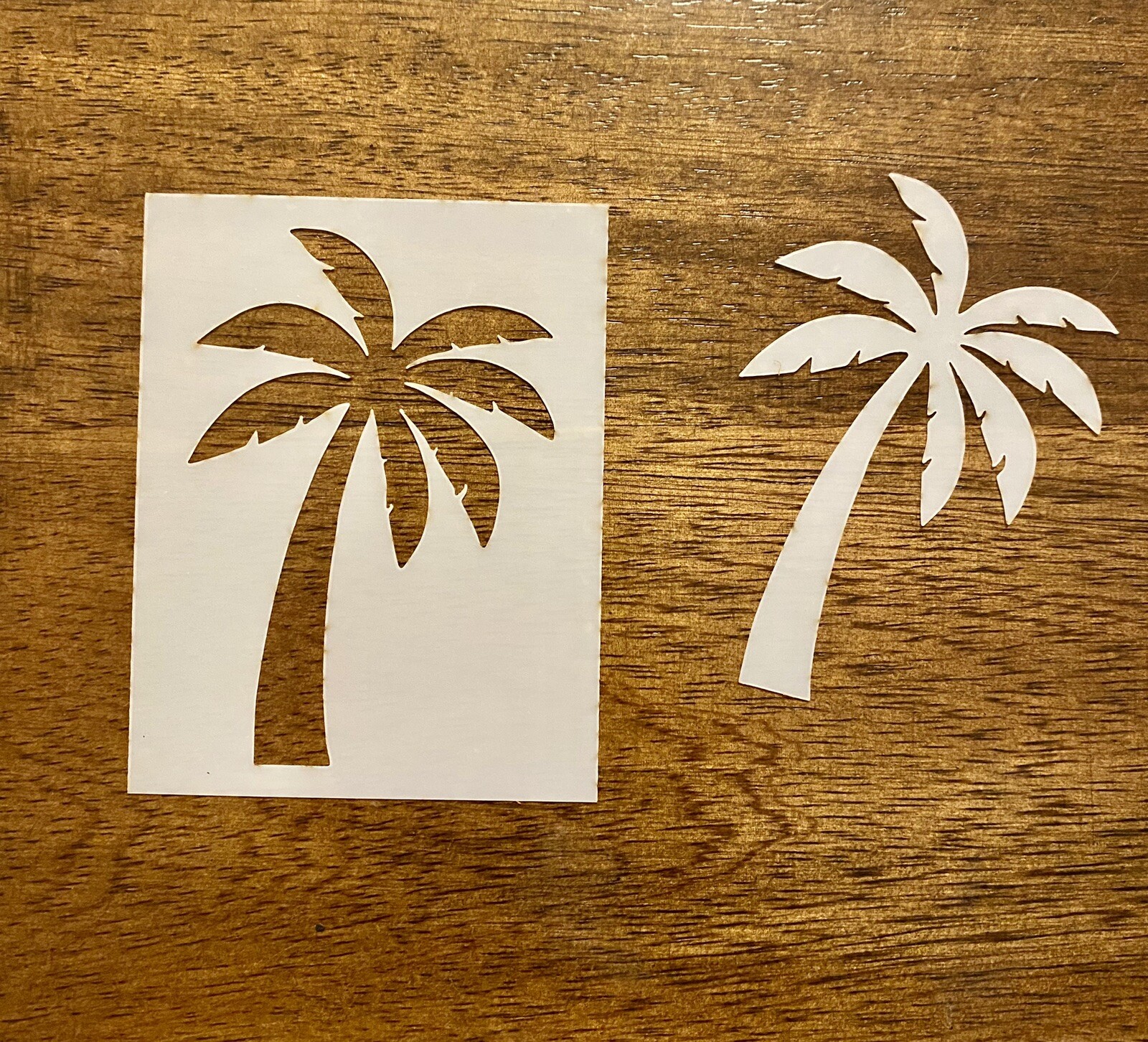 Palm Tree Reusable 10 MIL Laser Cut Mylar Stencil Art Supplies Airbrush Painting
