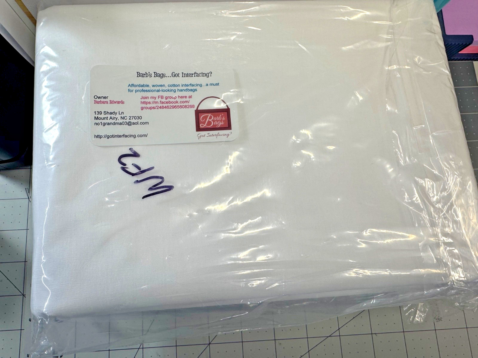 WovenFuse 2 Interfacing for Bag Makers-18 yards