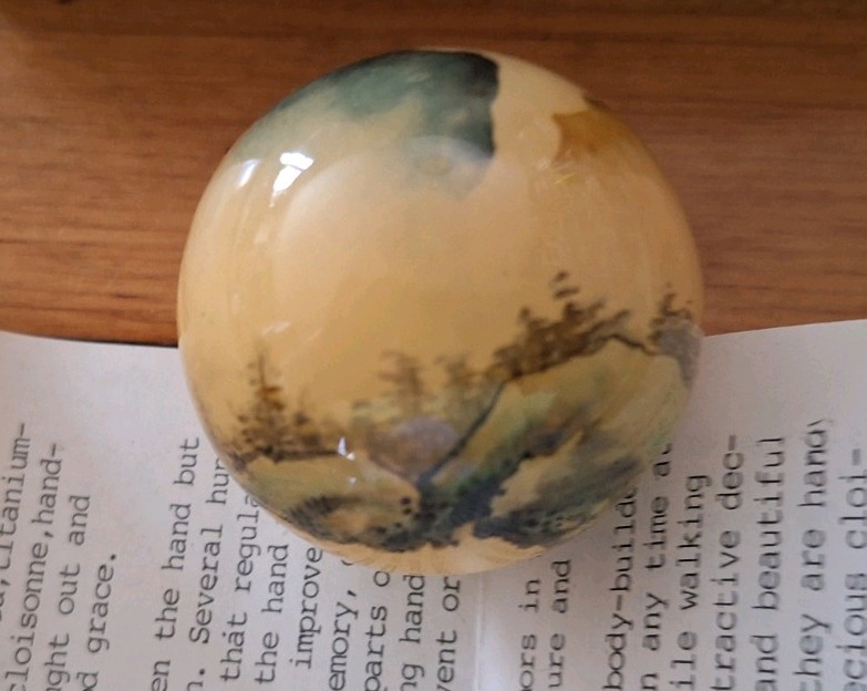 VintageChinese Health Balls W/the original box,directions in English,and Chinese