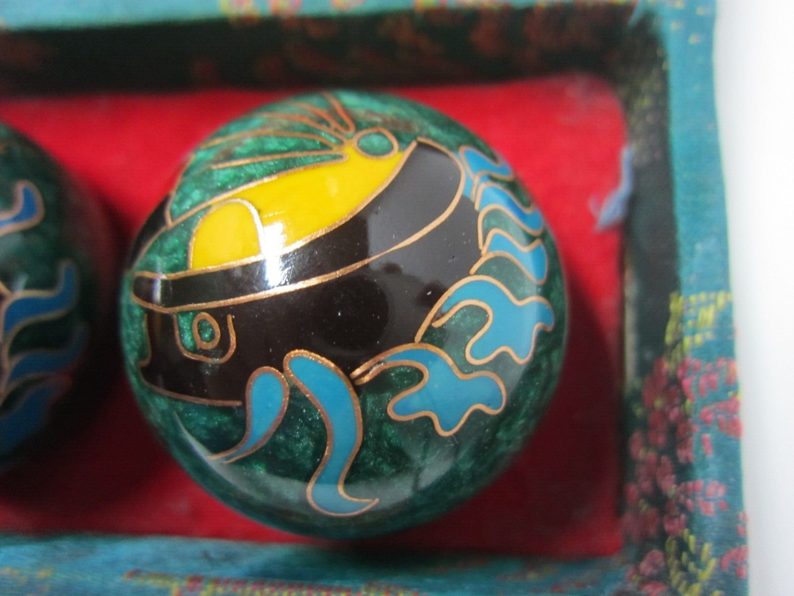Vintage Shouxing Chinese Stress Meditation Musical Chime Balls