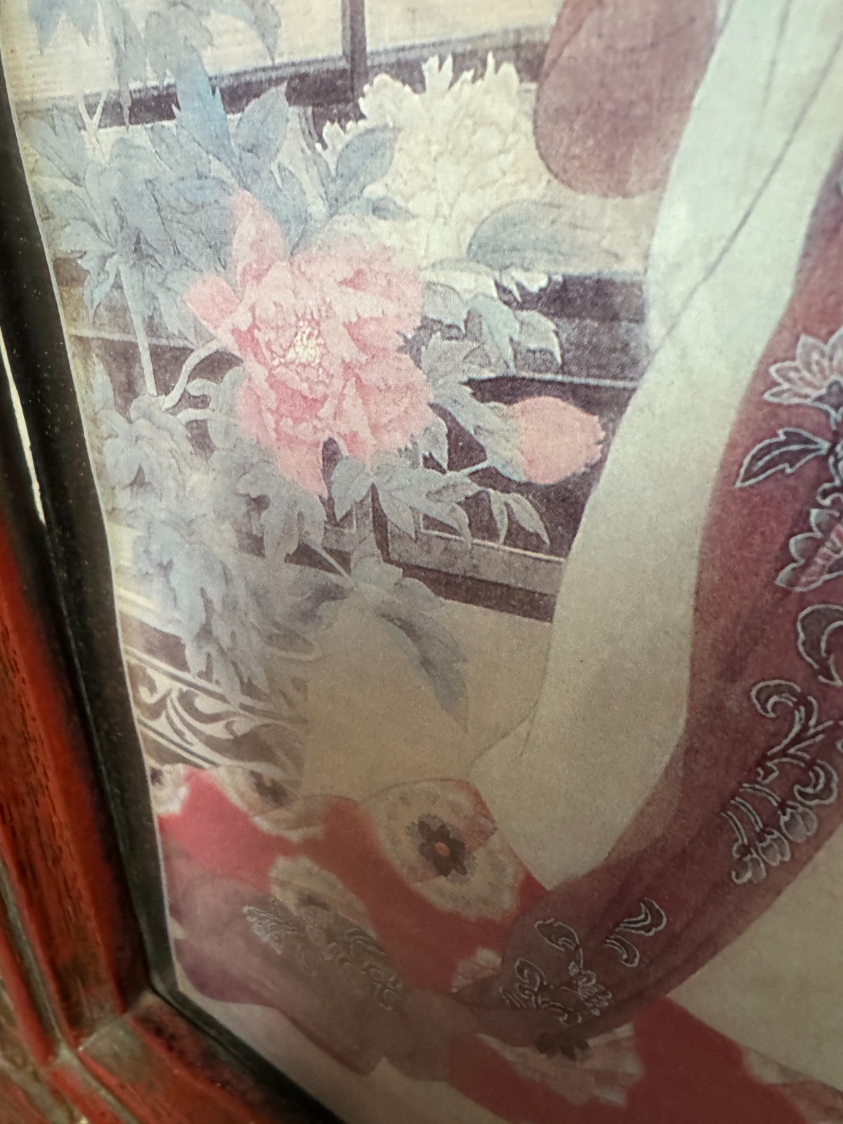 Vintage Chinese Carved Wood Dragon Frame Vertical Asian Wall Art Display Rare
