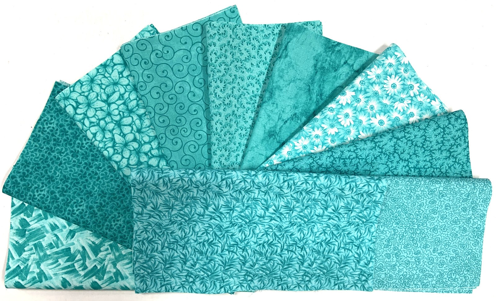Special Strips!! Aqua 10 -5 ” x 44″ Strips Quilting & Sewing Fabric