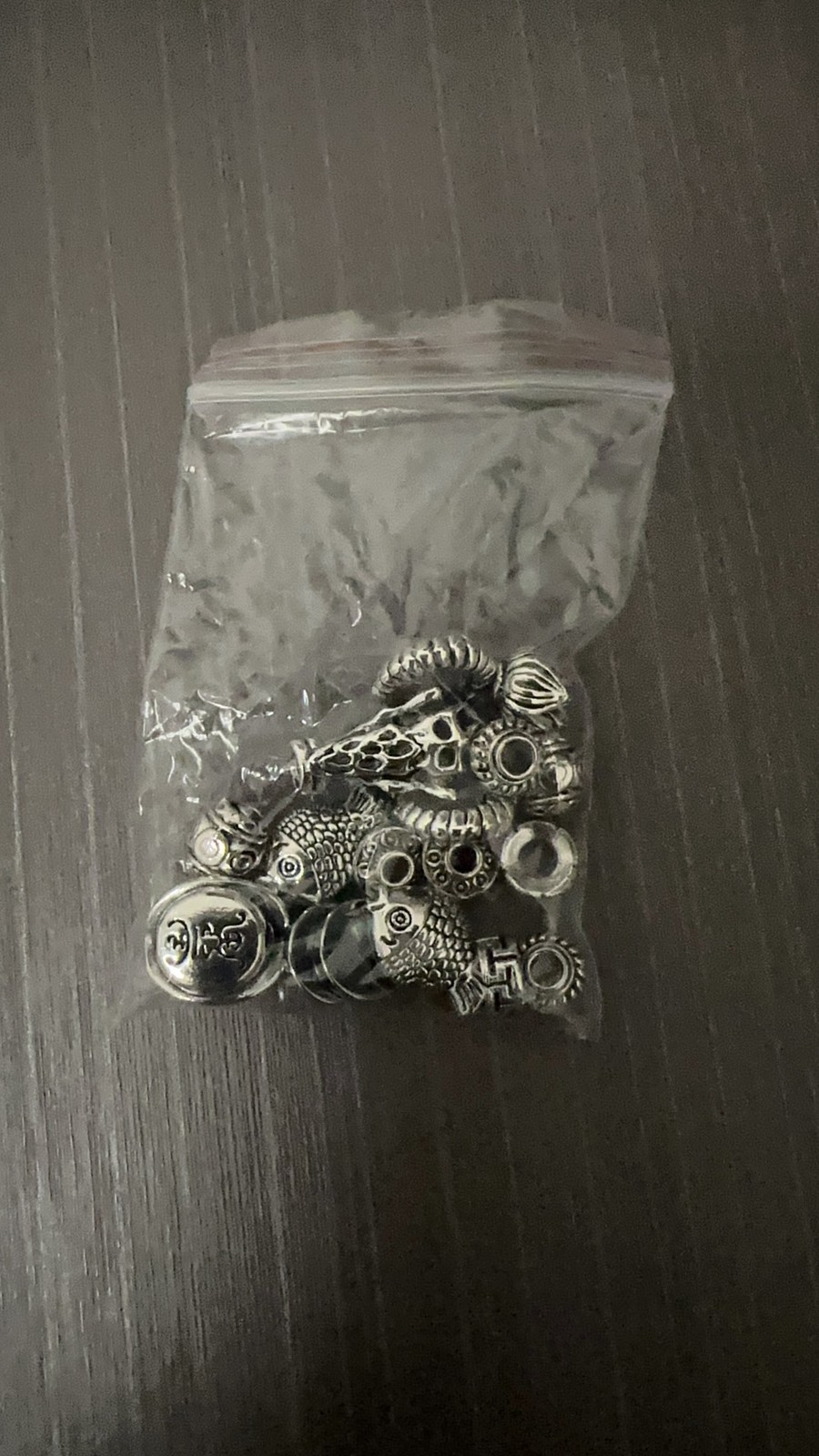 Vintage Alloy Goat Three Way Bead Universal Shaft Wenwan DIY Accessory Bulk Set