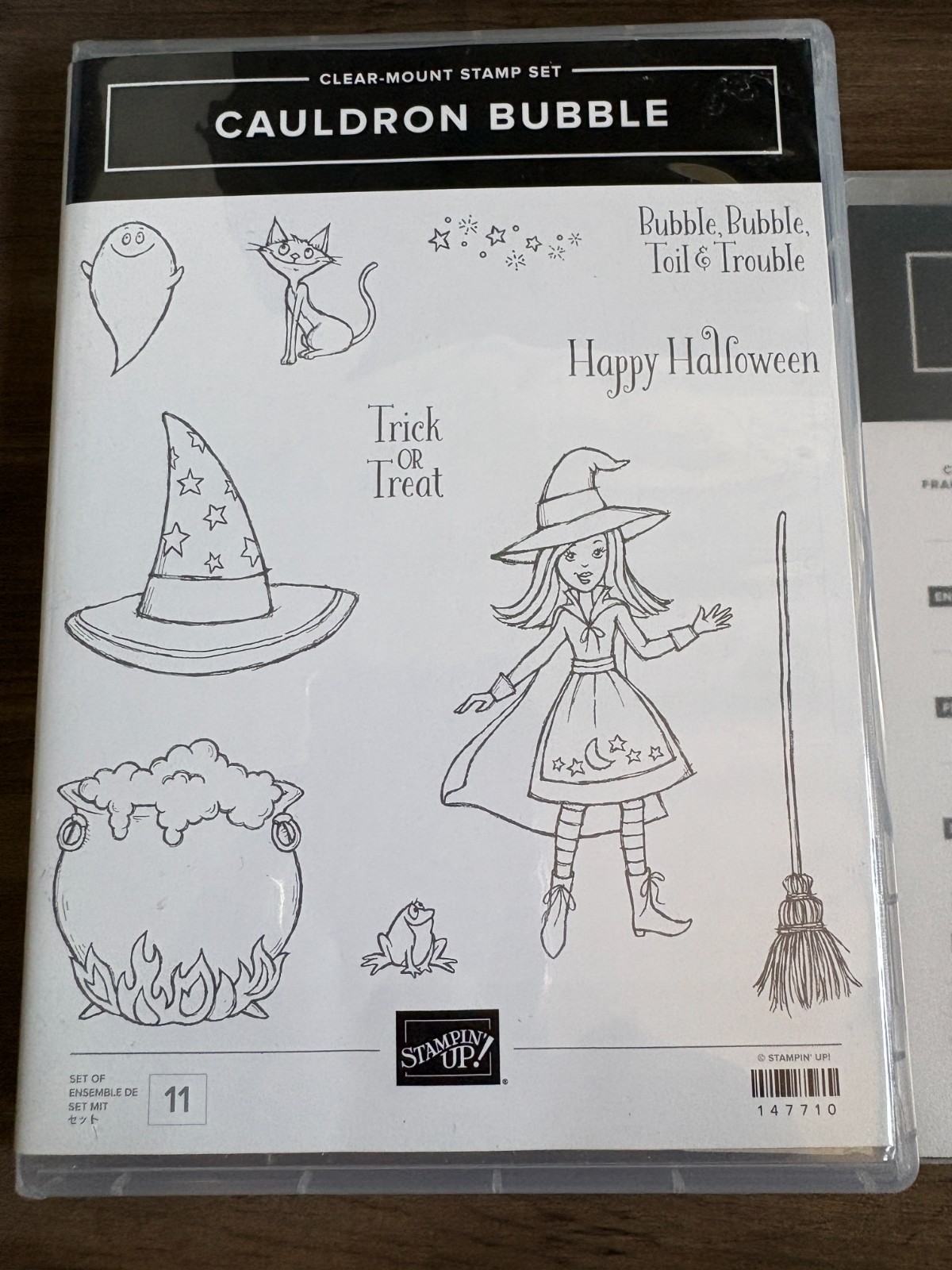 Stampin Up Stamp Set Cauldron Bubble & Cauldron Framelit Dies